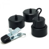 The Red Set de Poids pour Seins / Ballstretcher 1000g:  100g / 200g / 300g / 400g
